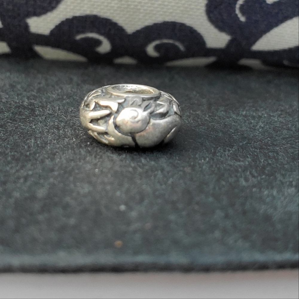 *SOLD*Trollbeads Rabbit, Bird and Deer 2009 Limited Edition China Silver